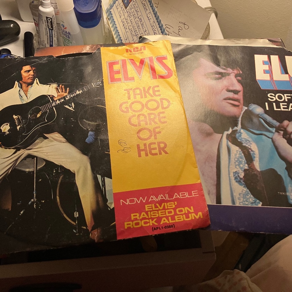 Two ELVIS PRESLEY 45’s from early 1970s